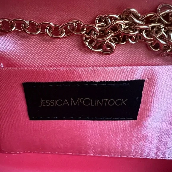 JESSICA MICLINTOCK Floral Lined Clutch Purse - Picture 4 of 5